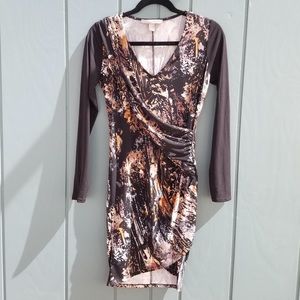 Beautiful faux wrap dress NWOT